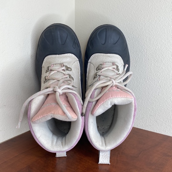 Columbia Youth Big Girl’s Snow Boots, Size 4, Black, Pink, White - Picture 8 of 10